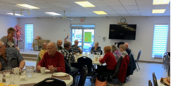 Seniors participating in activities